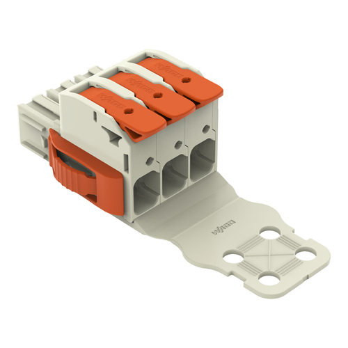 WAGO GmbH & Co. KG 1-Leiter-Federleiste Hebel Push-inCAGECLAMP,lgr 832-1103/313-000