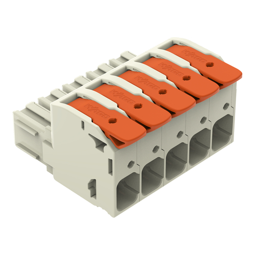 WAGO GmbH & Co. KG 1-Leiter-Federleiste Hebel Push-inCAGECLAMP,lgr 832-1105