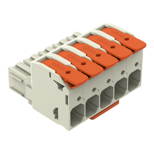 WAGO GmbH & Co. KG 1-Leiter-Federleiste Hebel Push-inCAGECLAMP,lgr 832-1105/323-000