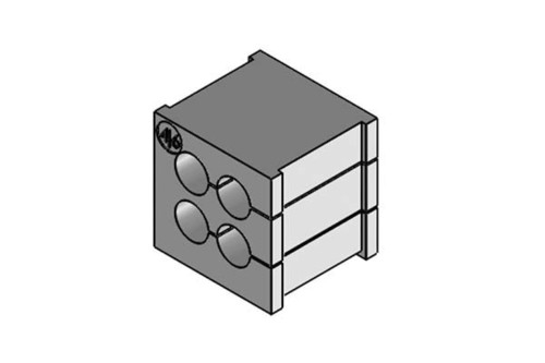 Icotek Kabeldurchführungstülle grau KT4/6 gr