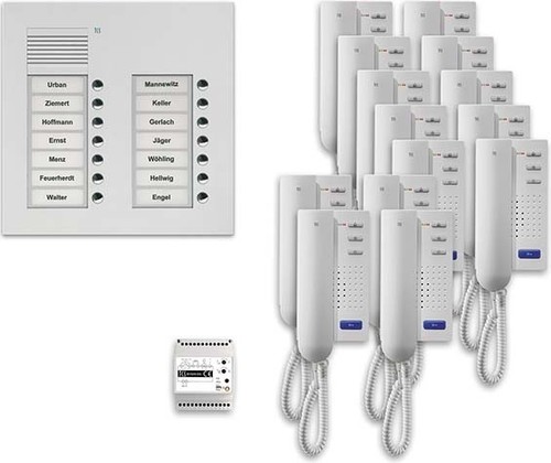 TCS Tür Control Audio Außenstation Pack 14 PUK 2reihig14Tast.UP PPU14/2-EN/02