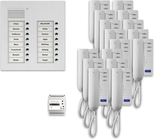 TCS Tür Control Audio Außenstation Pack 16 PUK 2reihig16Tast.UP PPU16/2-EN/02