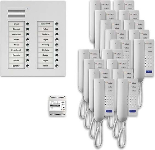 TCS Tür Control Audio Außenstation Pack 18 PUK 2reihig18Tast.UP PPU18/2-EN/02