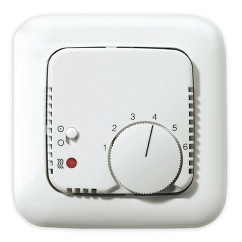 Etherma Fußbodentemperturregler weiß, 10-45°C ET-6007