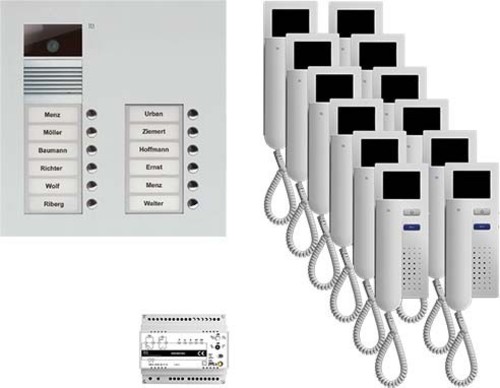 TCS Tür Control Video Außenstation Pack 12 AVU 12 Tasten UP PVU16120-0010