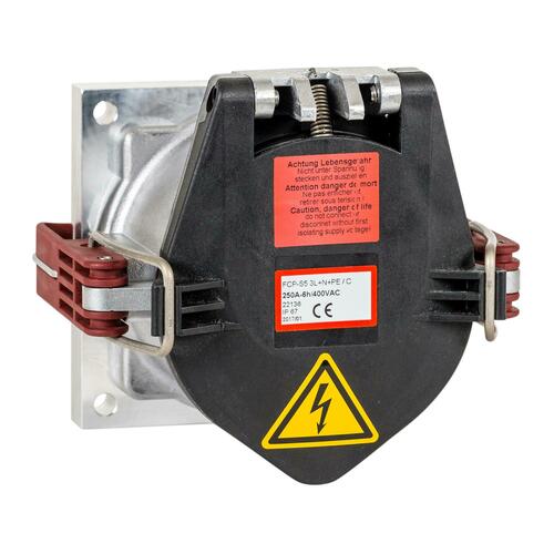 Walther Werke CEE Hochstrom Anbaudose gerade 200A4P6h IP67 4A9406