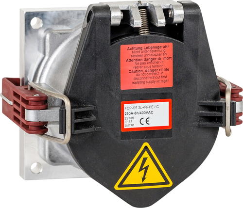 Walther Werke CEE Hochstrom Anbaudose gerade 200A5P7h IP67 4A9507