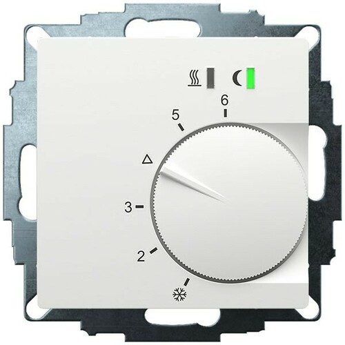 Eberle Controls UP-Raumregler 5-30C AC24V Ausgang Triac UTE 2500-24RA9016M55