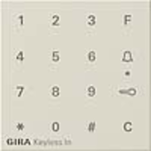 Gira Aufsatz Codetastatur cws 851301
