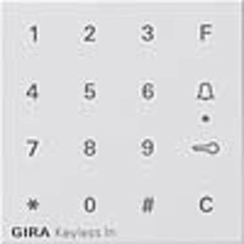 Gira Aufsatz Codetastatur reinweiß 851303