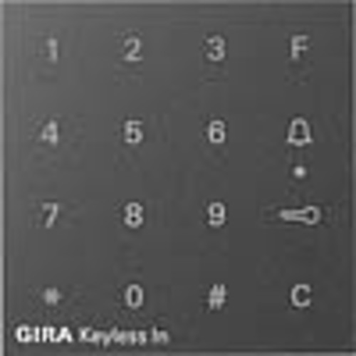 Gira Aufsatz Codetastatur anthrazit 851328