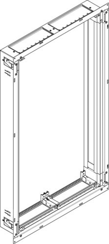 ABN Flachverteil. UP/HW T110mm 144PLE, 2x6-reih UL26X