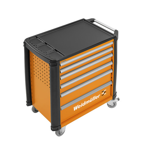 Weidmüller Werkstattwagen voll bestückt TOOL CHEST SET