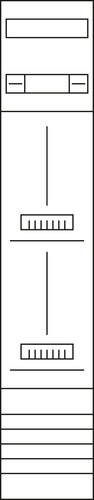 Hager Komplettfeld 1-feld,H1350,2ZP ZH54C4N