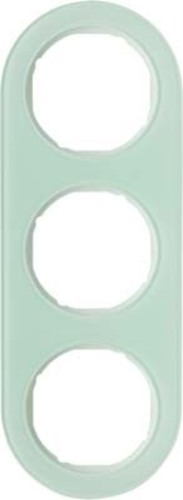 Berker Rahmen Glas/pows 3-fach ch 10132009