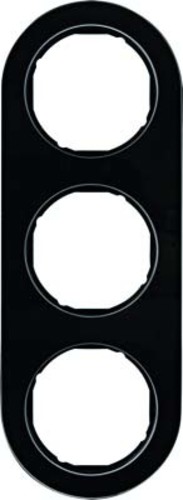 Berker Rahmen Glas/sw 2-fach ch 10132016