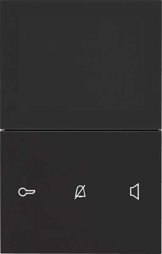 Elcom Video-Innenstation Komfort AP 2Draht sw/glänz REA665Y