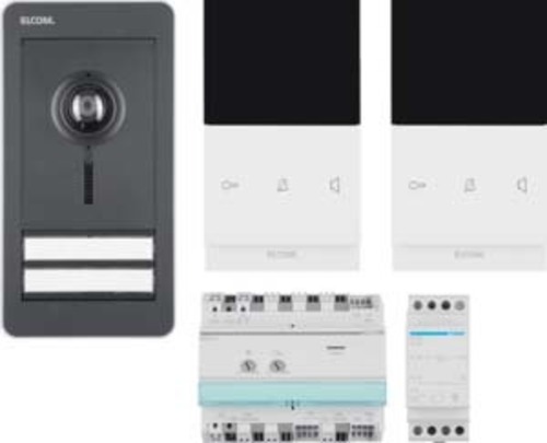 Elcom Videoset 2Tln.Color 2-Draht pws-gl./anth REP502Y