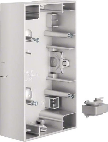 Berker Aufputz-Gehäuse 2-fach ch Alu 10427003