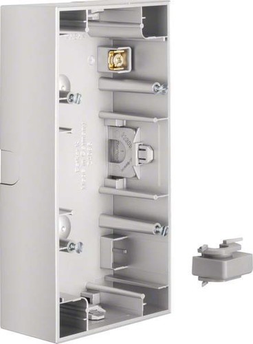 Berker Aufputz-Gehäuse 2-fach ch Alu 10527003