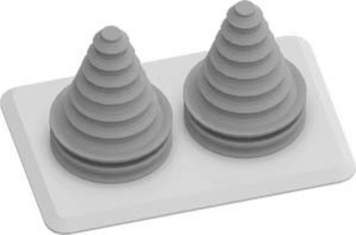 Striebel&John Flansch 2 Kabeltüllen TZ104 Striebel&John Flansch 2 Kabeltüllen TZ104