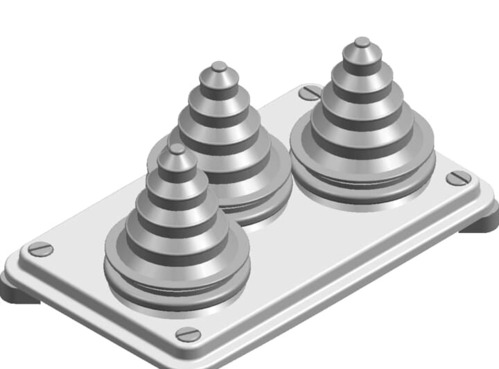 Striebel&John Flansch mit Tüllen 14-54mm ZW456