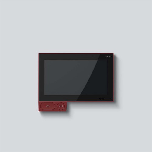 Siedle&Söhne A/V Innenstation Axiom Perlrubinrot A 180-10 R