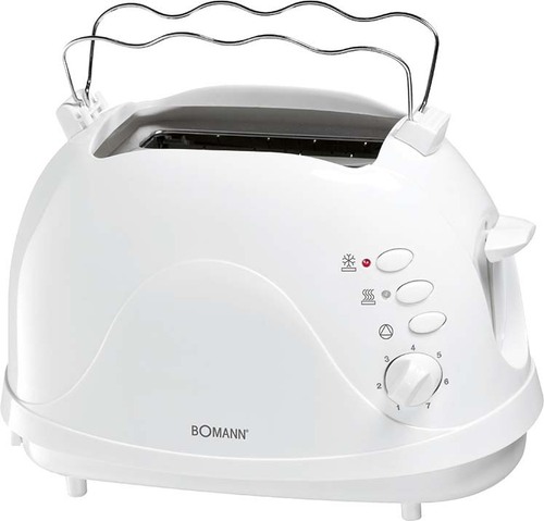 Bomann DA Toaster 2 Scheiben TA246CB weiß