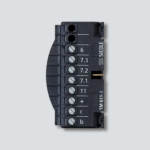 Siedle&Söhne Klemmblock Schwarz TM 612-3 Siedle&Söhne Klemmblock Schwarz TM 612-3