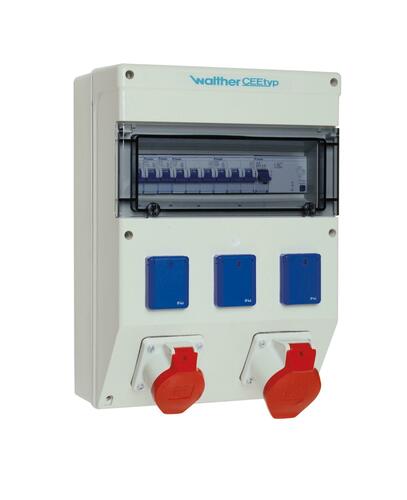 Walther Werke Steckdosenkombination 63A TypB SK 2xCEE 6823004A Walther Werke Steckdosenkombination 63A TypB SK 2xCEE 6823004A