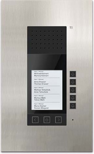 TCS Tür Control Audio-UP Außenstation m.Display bis 30WE ADU59010-0030