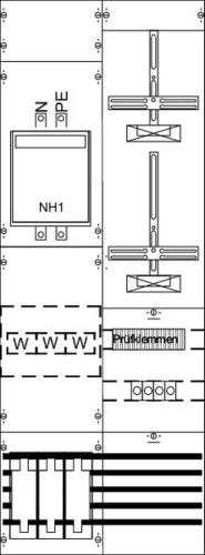 Striebel&John Mess-u.Wandlerfeld komplett H5/B2 KA4221