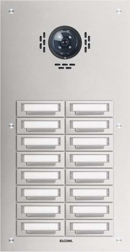 Elcom UP-Türstation f.BTC16/2 UP TUP-16/2 Stabila alu