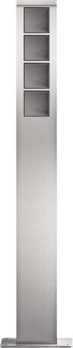 Elcom Briefkasten-Standsäule 4/1 m. LED-F.MODESTA SMT-4/1EM Mod