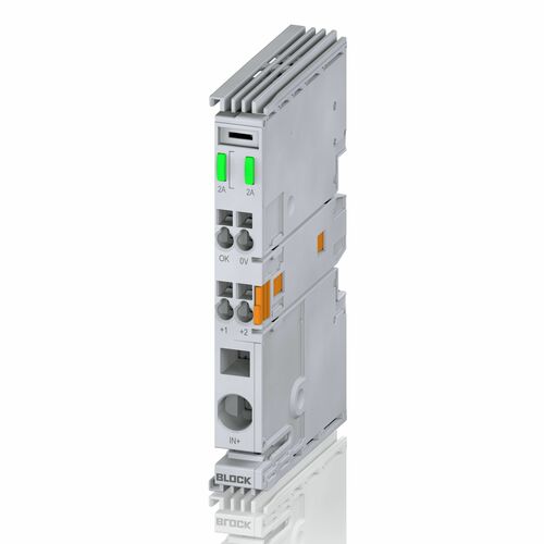 Block Elektron.Schutzschalter 2-Kanal 2x2A EB-2724-2040-0