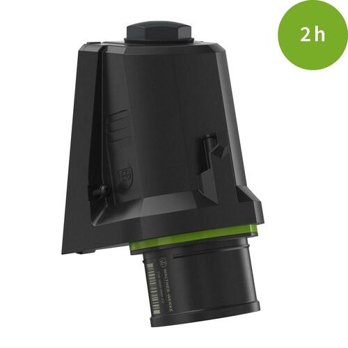 Walther Werke CEE NEO Wandgerätestecker schräg 16A5P2h IP54 FW710502SK