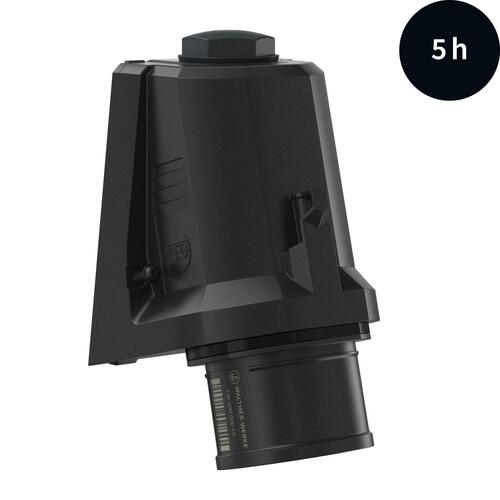Walther Werke CEE NEO Wandgerätestecker schräg 16A5P5h IP54 FW710505SK