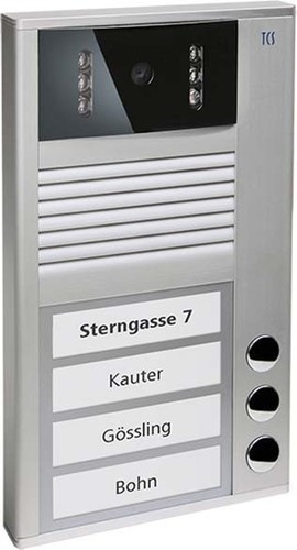 TCS Tür Control Video Außenstation 3Tasten 1-reih.AP si AVC12030-0010