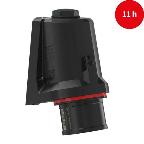 Walther Werke CEE NEO Wandgerätestecker schräg 16A5P11h IP54 FW710511SK