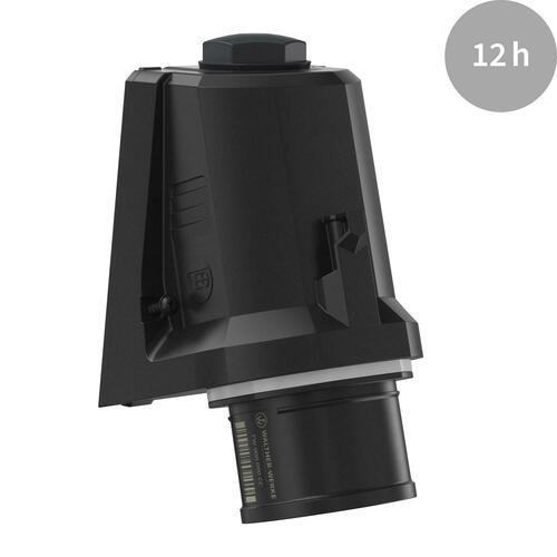 Walther Werke CEE NEO Wandgerätestecker schräg 16A5P12h IP54 FW710512SK