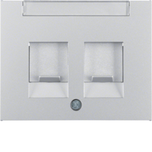 Berker Zentralstück aluminium m. Staubschutzs. 11827003 Berker Zentralstück aluminium m. Staubschutzs. 11827003