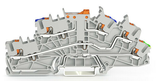 WAGO GmbH & Co. KG Installationsetagenklemme 2,5 mm² mit Drücker 2203-6641