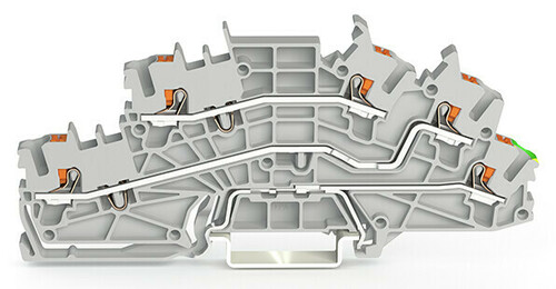 WAGO GmbH & Co. KG Installationsetagenklemme 2,5 mm² mit Drücker 2203-6645