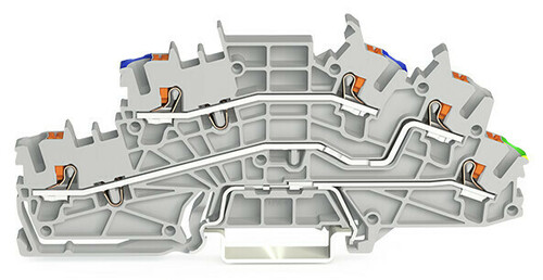 WAGO GmbH & Co. KG Installationsetagenklemme 2,5 mm² mit Drücker 2203-6646