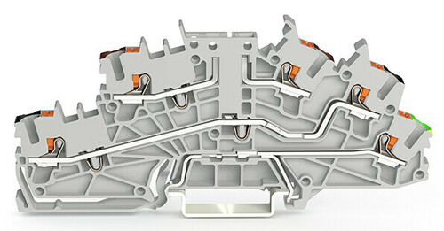 WAGO GmbH & Co. KG Installationsetagenklemme 2,5 mm² mit Drücker 2203-6660