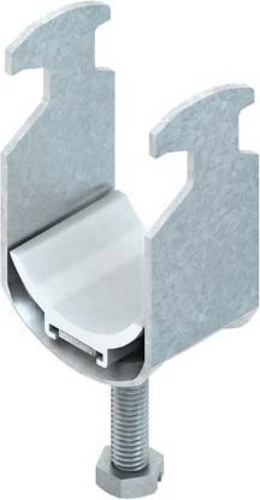 Niedax Hammerfuß-Bügelschelle für 2 Kabel BK18/2 AL Niedax Hammerfuß-Bügelschelle für 2 Kabel BK18/2 AL