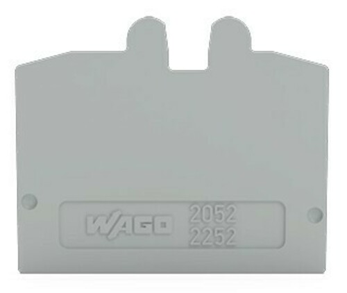 WAGO GmbH & Co. KG Abschlussplatte grau 2052-1291