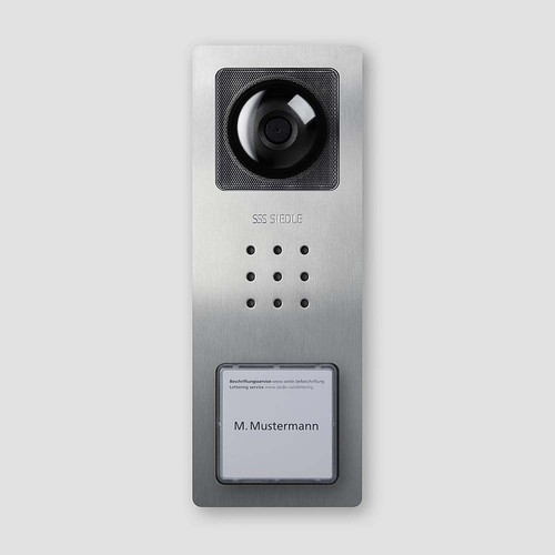 Siedle&Söhne Gehäuse-Oberteil Edelstahl gebürstet CV850102/BCV850101E