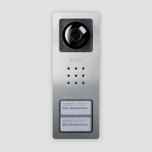 Siedle&Söhne Gehäuse-Oberteil Edelstahl gebürstet CV850202/BCV850201E