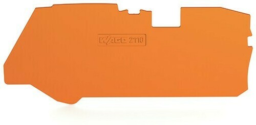 WAGO GmbH & Co. KG Abschlussplatte 1 mm, orange 2110-1292